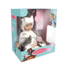 Anne Geddes 575706 Kitten with Little Sister Set Including Large and Small Soft Body Dolls