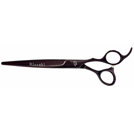 Kissaki Hair Scissors 7.0 inches Futasuji Black Cherry Satin Finished Hair Cutting Shears Hairdressing Scissors
