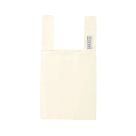 MOTTERU Kururito Daily Bag | Eco Bag, Stylish, Foldable, Compact, Cloth, Cute, Outdoor Gift (Off White), white (off-white)