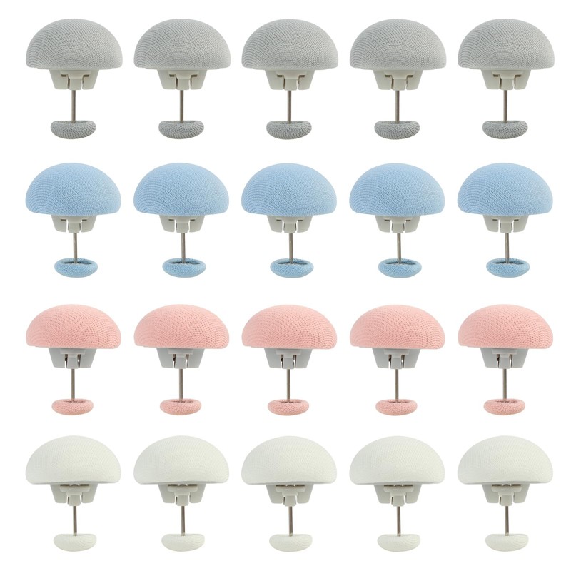 Aifrymne 20-Pack Mushroom Duvet Cover Clips - Non-Slip Quilt Holders
