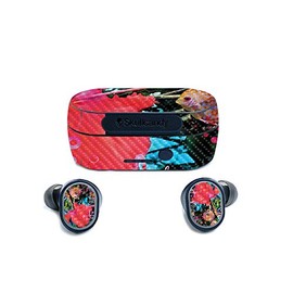 MightySkins Carbon Fiber Skin for Skullcandy Sesh True Wireless Earbuds - Trippy Ocean | Protective, Durable Textured Carbon Fiber Finish | Easy to Apply, Remove, and Change Styles | Made in The USA