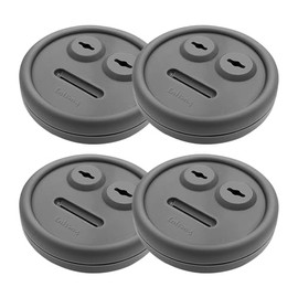 Entsong Paquete de 4 Termómetros y Arandelas de Sonda para Parrilla BBQ, Compatible con Ahumadores Weber 85037 Smokey Mountain y Otras Parrillas...   