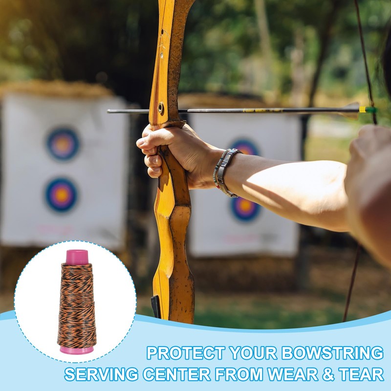 sourcing map Archery Recurve Bow String Serving Thread 120 Yard