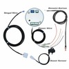 Bezel Boost Gauge Kit -30inHg~30Psi White Indash Brushless Series 2-1/16''