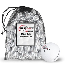 Bullet .444 Distance Golf Balls [96-Ball] White