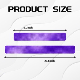 Hirificing Purple Door Sill Guard Protector, 4PCS 3D Carbon Fiber Anti-Scratch Door Entry Edge Bumper Sill Scuff Plate Trim, Front/Rear Door Threshold Protector Cover Sticker Strips