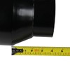 Spec-D Tuning 4"Inlet/6" Outlet Black Stainless Steel Truck Bolt-On Exhaust
