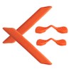 Alphax Orange Replacement Nosepieces & Earsocks Rubber Kits for Oakley