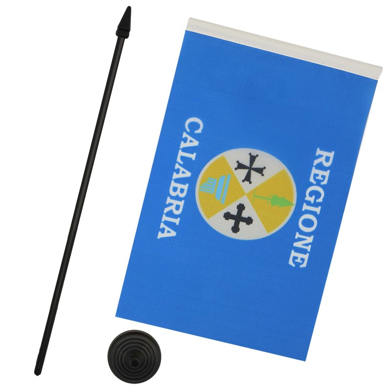AZ FLAG CALABRIA TABLE FLAG 5'' x 8'' - ITALY