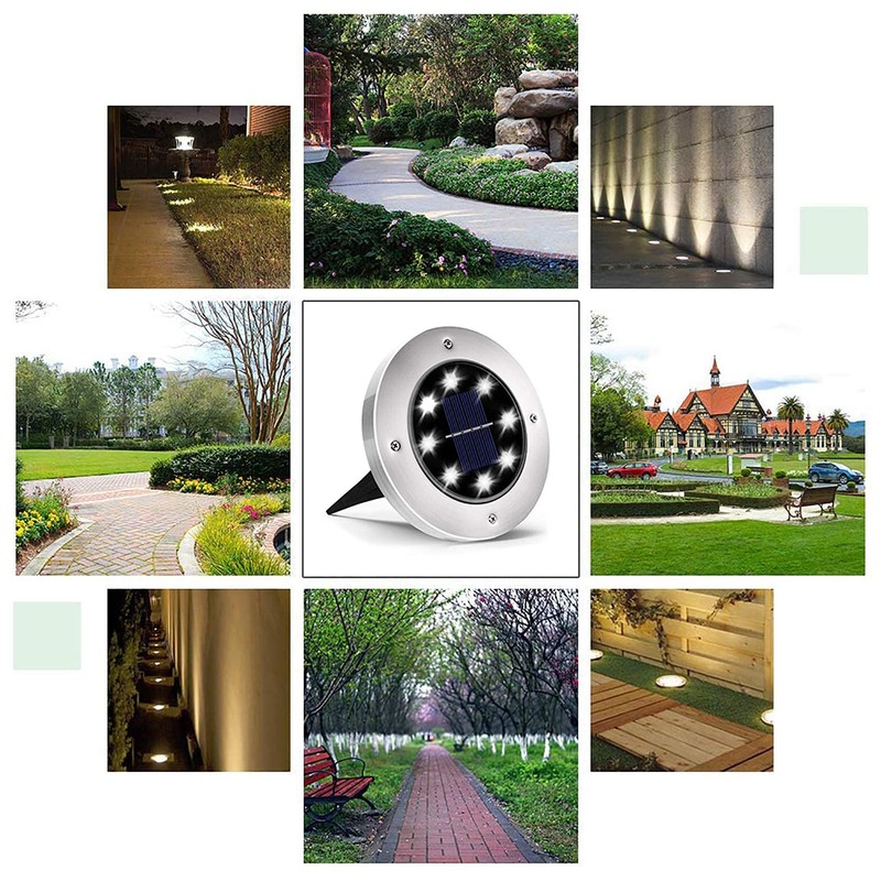 INCX Solar Lights Outdoor Waterproof,24 Pack Solar Lights for Outside,