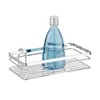 WENKO Wandablage Premium, Offener Wand-Caddy, Rostfreier Edelstahl/Kunststoff, 24 x 6,5