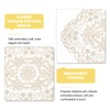 sourcing map 2Pack Retro Lace Placemat 12x18-in Oval Embroidered Table