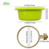 Jindizi 1 Pcs Bird Bath for Cage Small Bird Bath