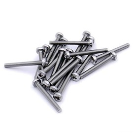 M6 (6mm x 100mm) Pozi Pan Machine Screw (Bolt) - Stainless Steel (A2) (Pack of 10)