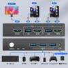 "2024 Version" KEBENES USB 3.0 KVM Switch, Connect 2 PCs