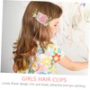 SAFIGLE 3pcs Floral Hair Clips for Girls Boy Girl Hair