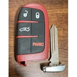 Dodge OEM 2019-2023 DODGE CHALLENGER CHARGER SRT HELLCAT RED REMOTE KEY FOB 68394204aa