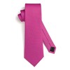 HISDERN Ties for Men Wedding Tie with Pocket Square Classic