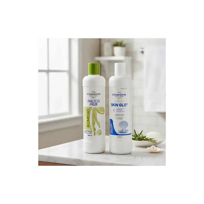 Crema Exfoliante Corporal Skin Glo + Fresca Pie Masajes Pies