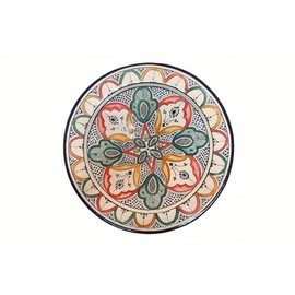 Treasures Of Morocco Ceramic Plates Moroccan Handmade Safi Serving Plate Large 14 Inches