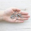 Yesallwas 10PCS 6mm x 30mm Dowel Pin Stainless Steel Shelf