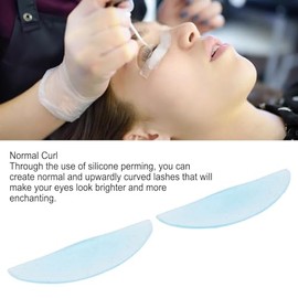 1 Par de Almohadillas para Permanente de Pestañas, Rizador de Silicona para Permanente de Pestañas con Caja de Almacenamiento, Almohadillas de Pestaña