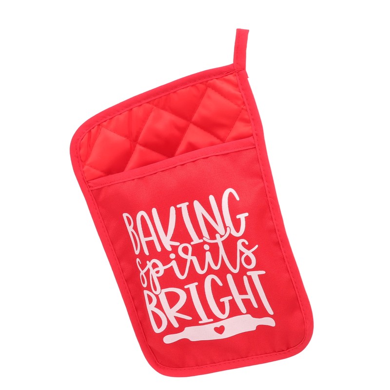 6Pcs Christmas Pot Holders with Pocket Heat Resistant Hot Pad