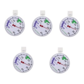 LABRIMP 5pcs Freezer Thermometer Refrigerator Thermometer Kitchen Plastic Freezer Refrigerator Temperature Controller
