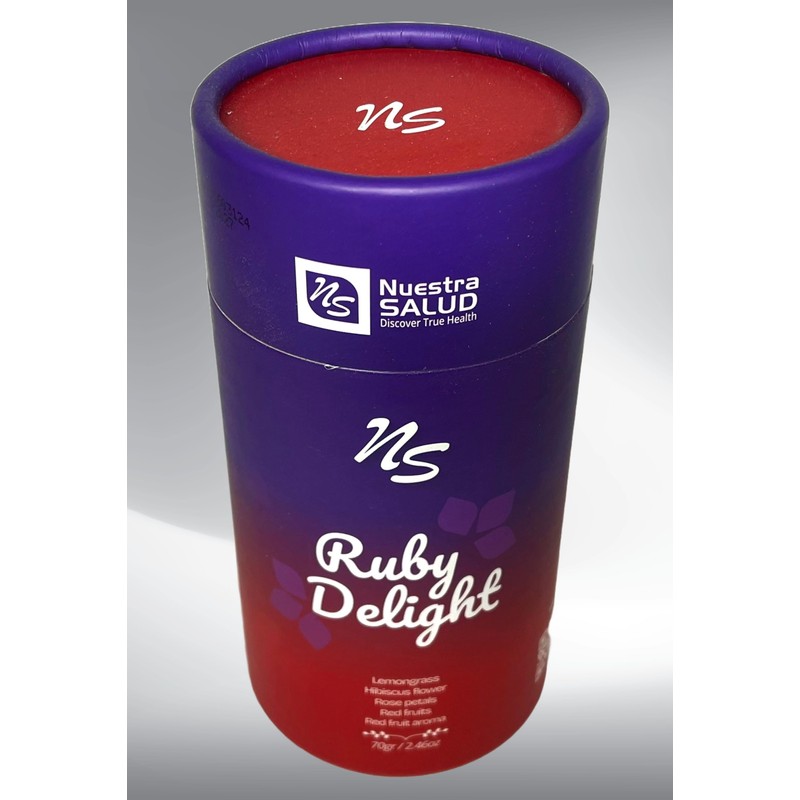 Ruby Delight Herbal Infusion Tea Lemongrass Hibiscus Rose Petals mix