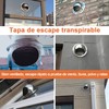 2 Cubierta de Ventilación de 4 pulgadas Pared para Extractor