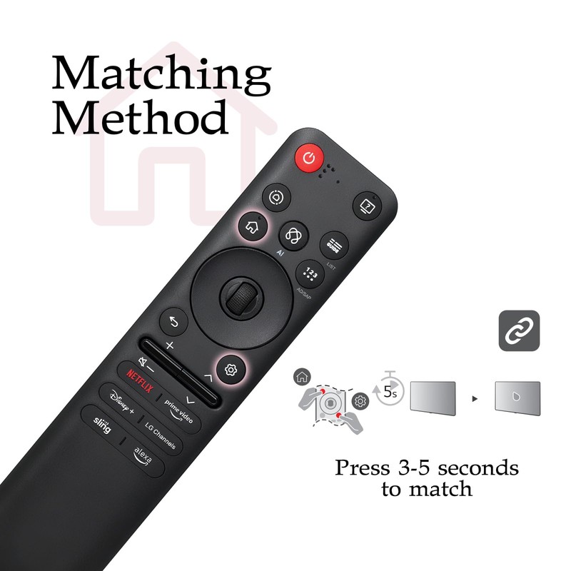 AKB76046602 Voice Magic Remote MR25GA Compatible with LG Remote 2025