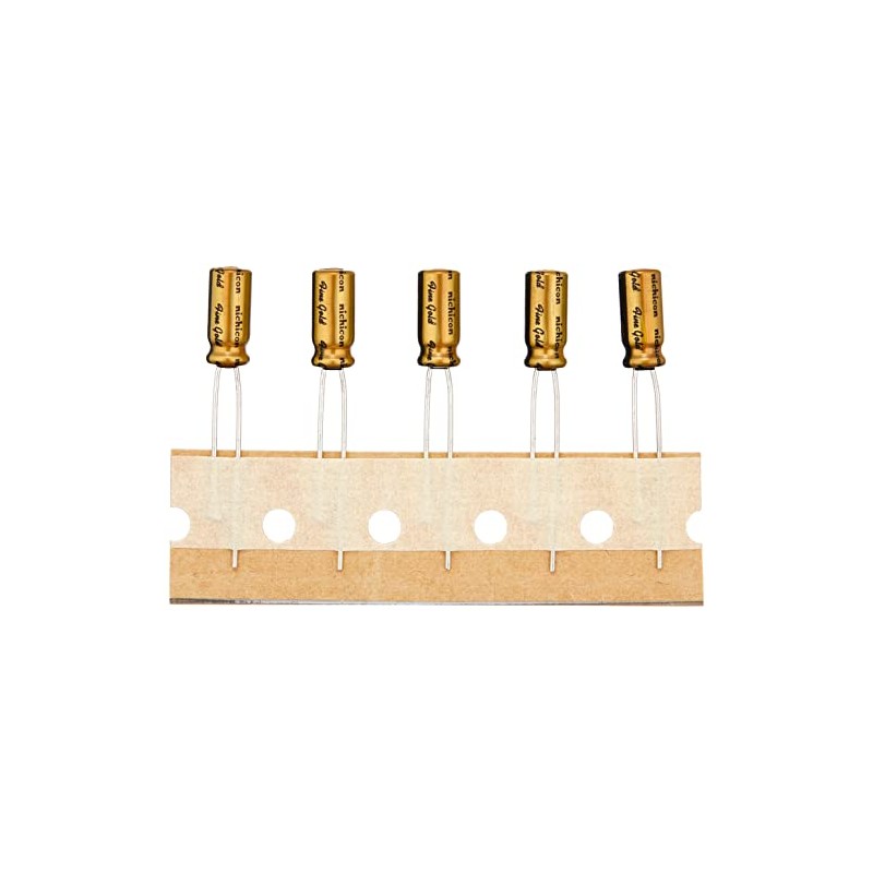 Electron Reserves ER-MS-ALC-NCFG1H100MDDx5 High Grade Audio Electrolytic Capacitors FG Series