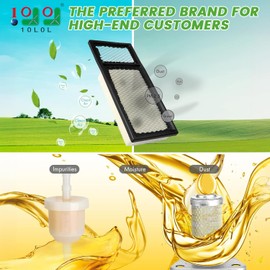 10L0L Golf Cart EZGO Tune Up Kit for EZGO TXT with 72368G01 Air Filter Fuel Filter Spark Plugs Service Replacement Kit for TXT, Medalist & Marathon 1994-2005 295/350cc 4 Cycle Robins Motor