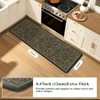 Collive Kitchen Mats for Floor, Cushioned Anti Fatigue Mat Green