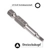 Mesee 5 Pieces 1/4 Inch Triangle Screwdriver Bits, 50 mm