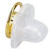 Baby Pacifier, Christening Chain Gold Bling R