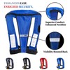 Owntop Automatic/Manual Inflatable Vest, Manual Convertible Option, Low Profile, Zipper