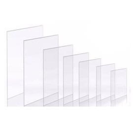 Clear Polycarbonate Sheet (6" x 12", 1/8" Thick) Tougher Than Acrylic: Window Replacement, Greenhouse Panels, Skylight, DIY Projects