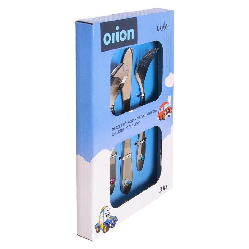 Children's Cutlery Set Stainless Steel with Automotive Set of 3