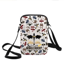 KEYCHIN Fourth Wing Crossbody Bag Dragon Rider Gifts Should I Get The Wing Leader Shoulder Bag Fourth Wing Merchandise (Wing Leader-CB)