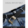 CHAOREN Leather Ratchet Belt Men - Mens Belts Casual Accessories