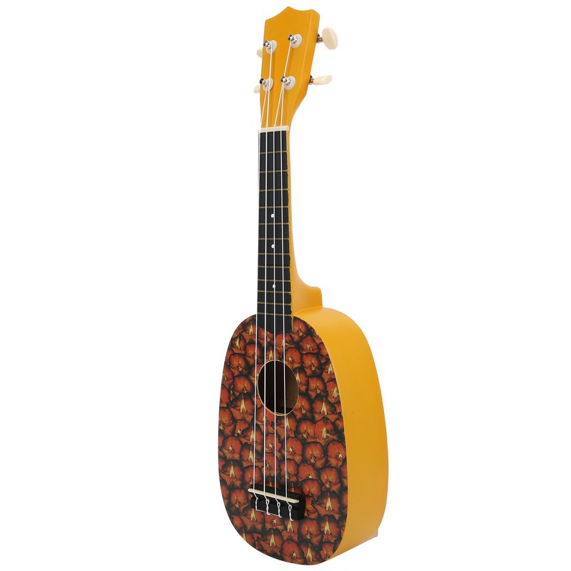 21in Ukulele with Carry Bag Tropical Fruit Pattern for Beginners