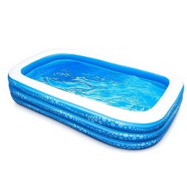DREO Inflatable Swimming Pool, 95" X 56"X 21" Ball Pit, Kiddie Pool 0.42 mm  PVC