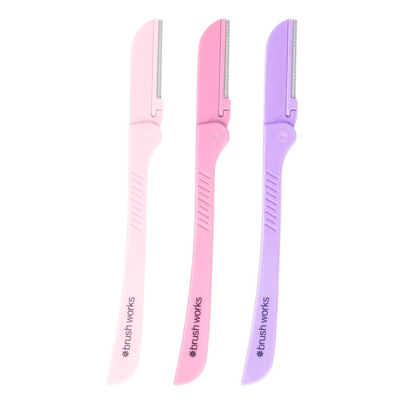 Brushworks Precision Eyebrow Razor 3pcs 70g