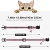 NCONCO 12 Collares para Gato Reflectantes con Campana