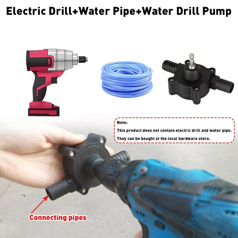 Ameribox Home Electric Drill Drive Self Priming Pump Water Oil
