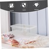COLLBATH 2pcs Plastic Organizer Box Multi Functional Storage Bin for