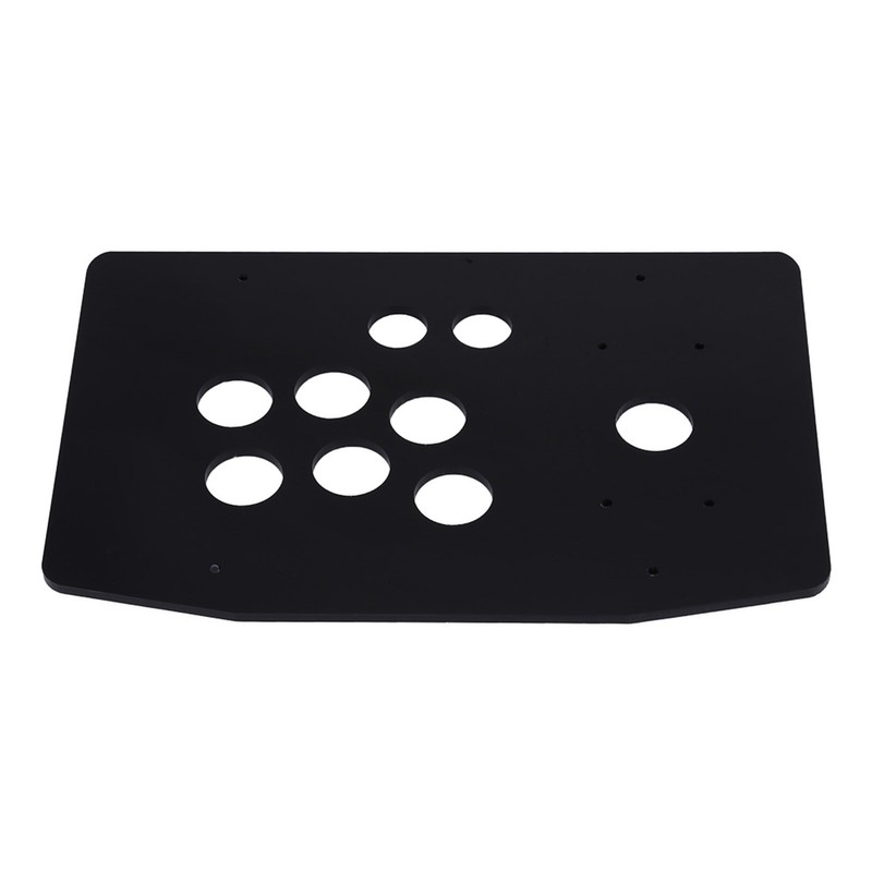 Black DIY Set Kits Acrylic Panel and Inclined Cases Replacement