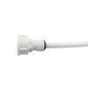 Qrity 1 Piece Water Quick Coupling Fitting, 3/8 Inch RO