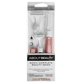 Acerca de Beauty Sonic Complete Beauty-Varita facial, maquinilla de afeitar y exfoliador – Incluye 3 cuchillas